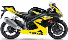 Heck links Suzuki GSX R 1000
