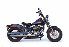 Kofferset Harley Davidson FLSTSB Cross Bones