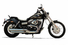 Voorpoot links onder Harley Davidson FXDWG Dyna Wide Glide