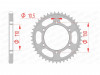Rear sprocket Yamaha YZF R6