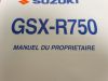Instructieboekje Suzuki GSX R 750