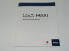 Instructieboekje Suzuki GSX R 600