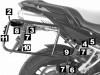 Kofferbeugel set Yamaha Overige Yamaha