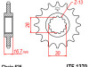 Front sprocket Honda CBR 600 RR
