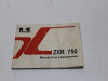Fahrerhandbuch Kawasaki ZXR 750