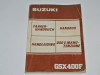 Instructieboekje Suzuki GSX 400 E