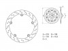 Rear brake disc BMW R 1150 GS