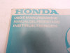 Manuel Honda CBR 600 F