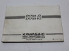 Instructieboekje Kawasaki ZXR 750