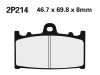 Braking pads rear Kawasaki ZZR 600