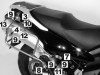 Kofferbeugel set Kawasaki KLV 1000