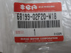 Sticker Suzuki TL 1000
