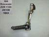 Soziusfussraste links Kawasaki ZZR 1100