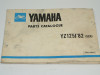Manuel Yamaha Overige Yamaha