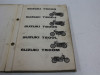 Parts book Suzuki T 500