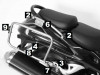 Koffer halter set Suzuki GSX R 1300 Hayabusa