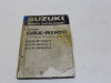 Onderdelenboek Suzuki GSX R 1100