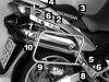 Koffer halter set Honda XL 1000 V Varadero