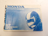 Instructieboekje Honda CMX 250 
