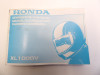 Instructieboekje Honda XL 1000 V Varadero