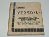 Instructieboekje Yamaha Overige Yamaha
