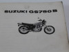 Onderdelenboek Suzuki GS 750