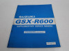 Werkplaatshandboek Suzuki GSX R 600