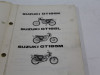 Onderdelenboek Suzuki GT 250