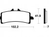 Braking pads front BMW R 1150 R