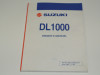 Instructieboekje Suzuki DL 1000 V STROM