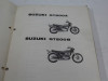 Parts book Suzuki GT 500