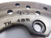 Rear brake disc Yamaha YZF R6