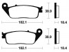 Remblokken achter Honda ST 1100 Pan European
