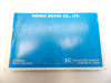 Fahrerhandbuch Honda Overige Honda