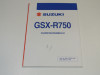 Fahrerhandbuch Suzuki GSX R 750