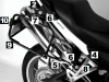 Kofferbeugel set Triumph Tiger 1050