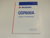 Instructieboekje Suzuki GSR 600