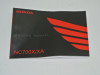Instructieboekje Honda NC 700 X