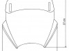 Scheibe Windschild Aprilia Mana 850
