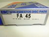 Braking pads front Honda CB 650