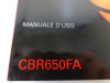 Instructieboekje Honda CBR 650 F