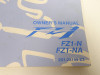 Instructieboekje Yamaha FZ1