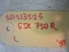Pillion step left  Suzuki GSX R 750