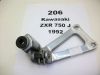 Pillion step right Kawasaki ZXR 750