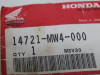 Nokkenas uitlaat Honda RVF 750 R - RC45