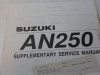 Werkplaatshandboek Suzuki Burgman AN 250