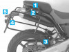 Kofferbeugel set Yamaha MT 03