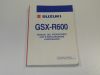 Instructieboekje Suzuki GSX R 600