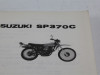Onderdelenboek Suzuki SP 370