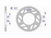 Rear sprocket Suzuki GSX R 1000